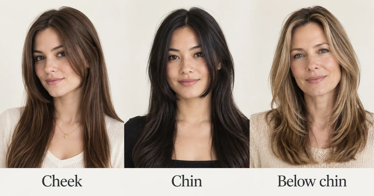 Face-Framing Layers: Choose Where the Shortest Pieces Fall