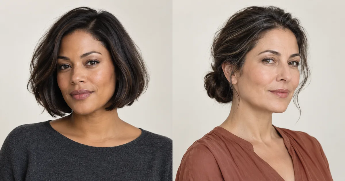 Hairstyles for Diamond Faces: Frame or Show Your Cheekbones
